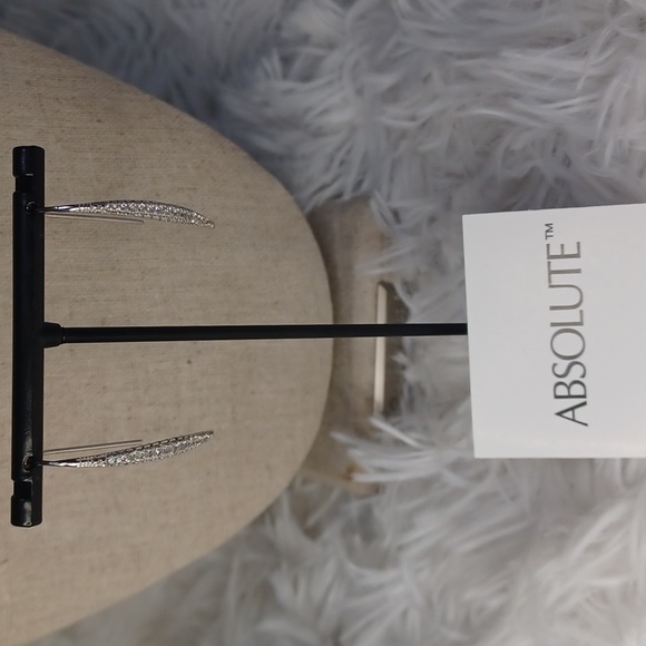 Radiance by Absolute Sterling Zirconia Drop Earrings NEW - Picture 3 of 9